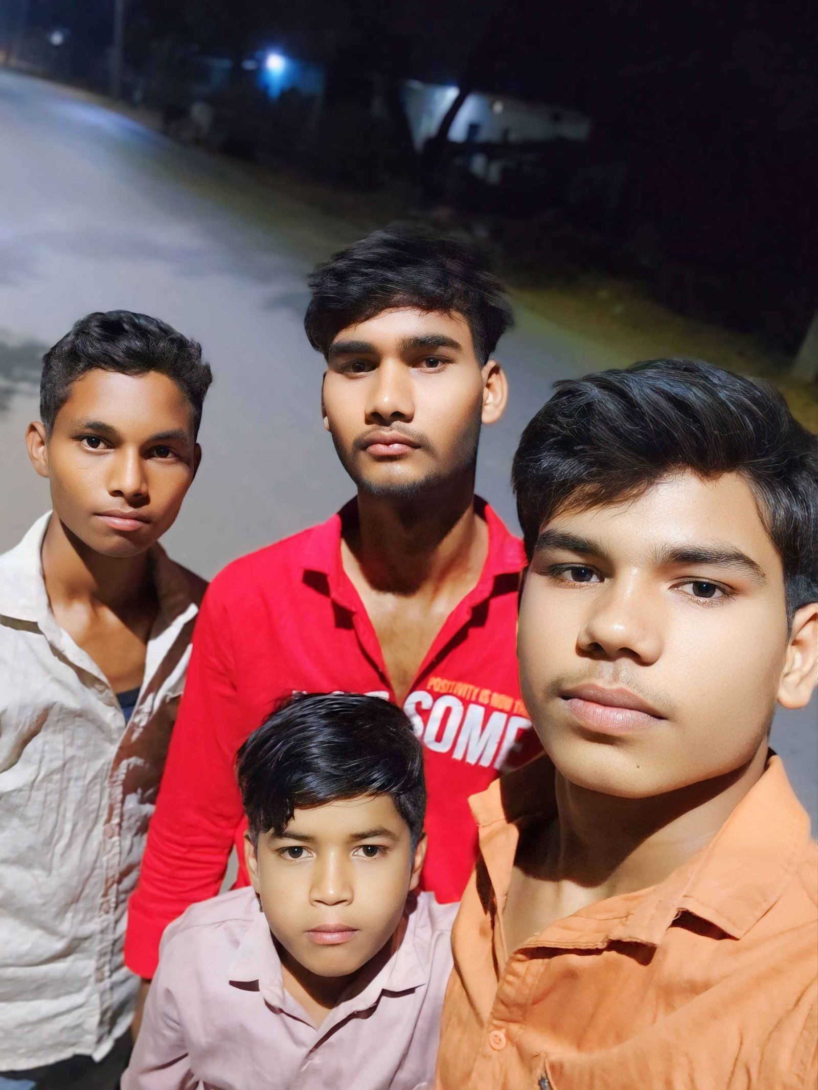 Sanjay Kumar Vaishya friends night selfie photo
